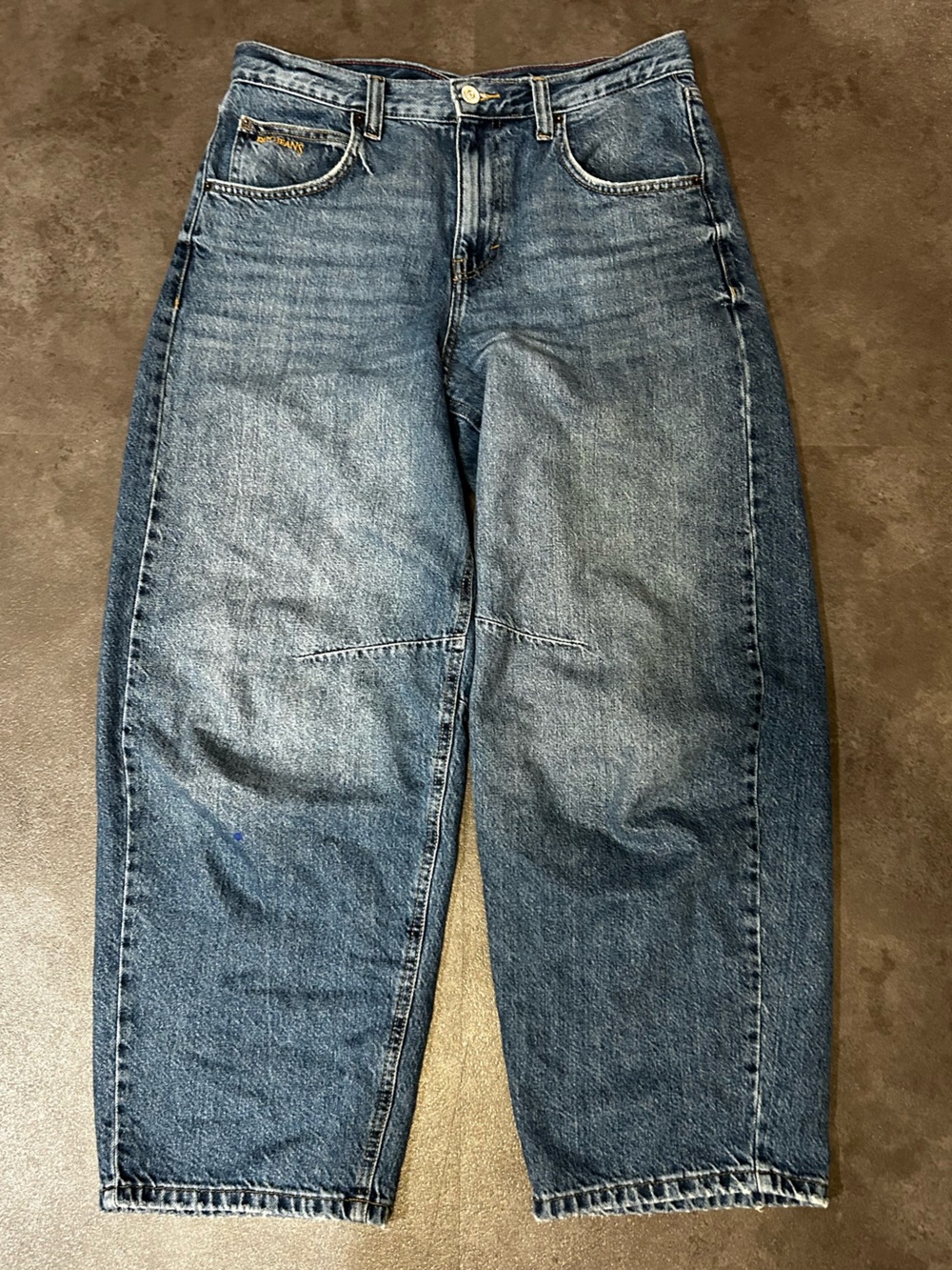 BDG Logan Buckle Baggy Barrel Jeans